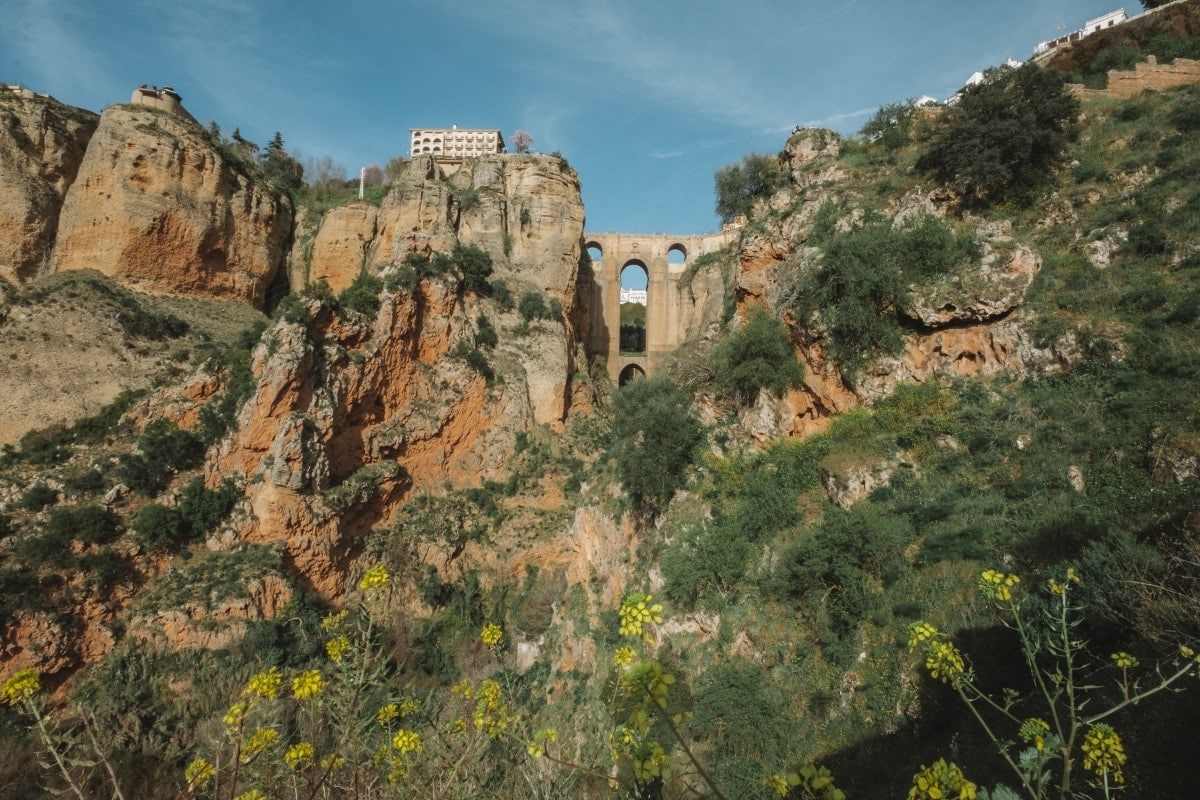 Pohled na most v Rondě