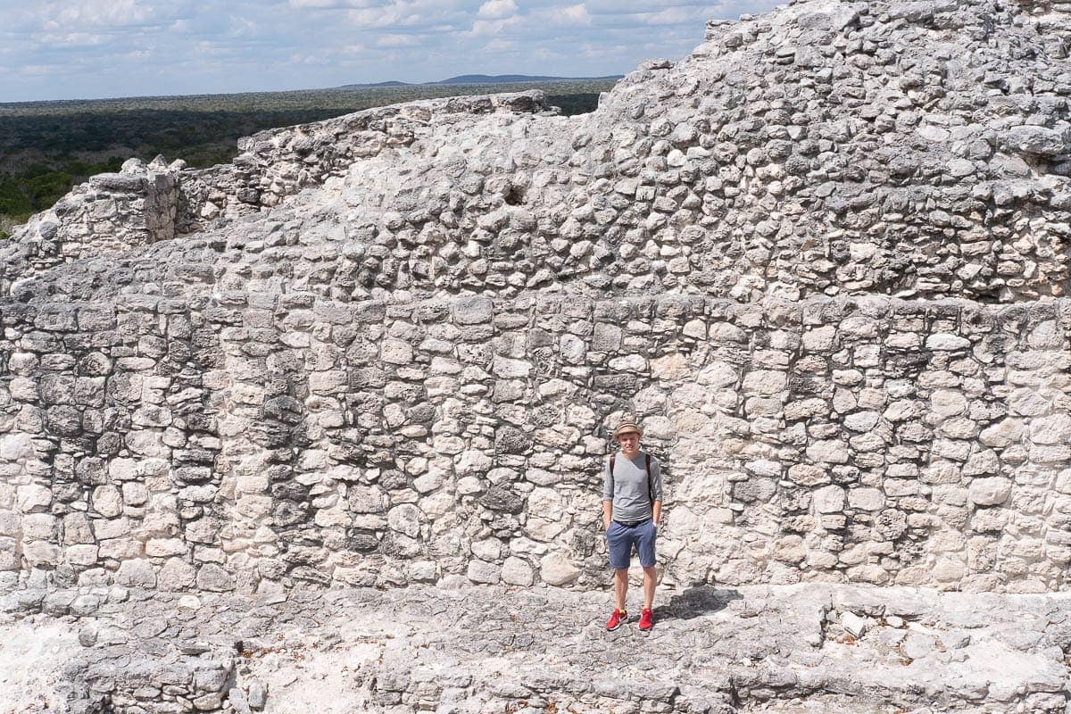 struktury v ruinach calakmul