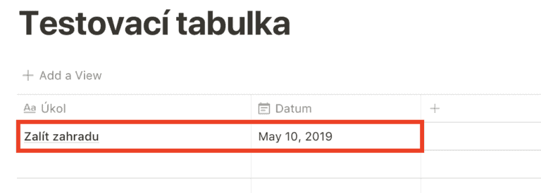 Notion: Jak jsem si konečně zorganizoval život 18 Testovací úkol v aplikaci Notion