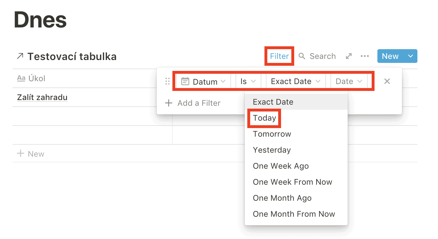 Notion: Jak jsem si konečně zorganizoval život 19 Úkol na dnešek