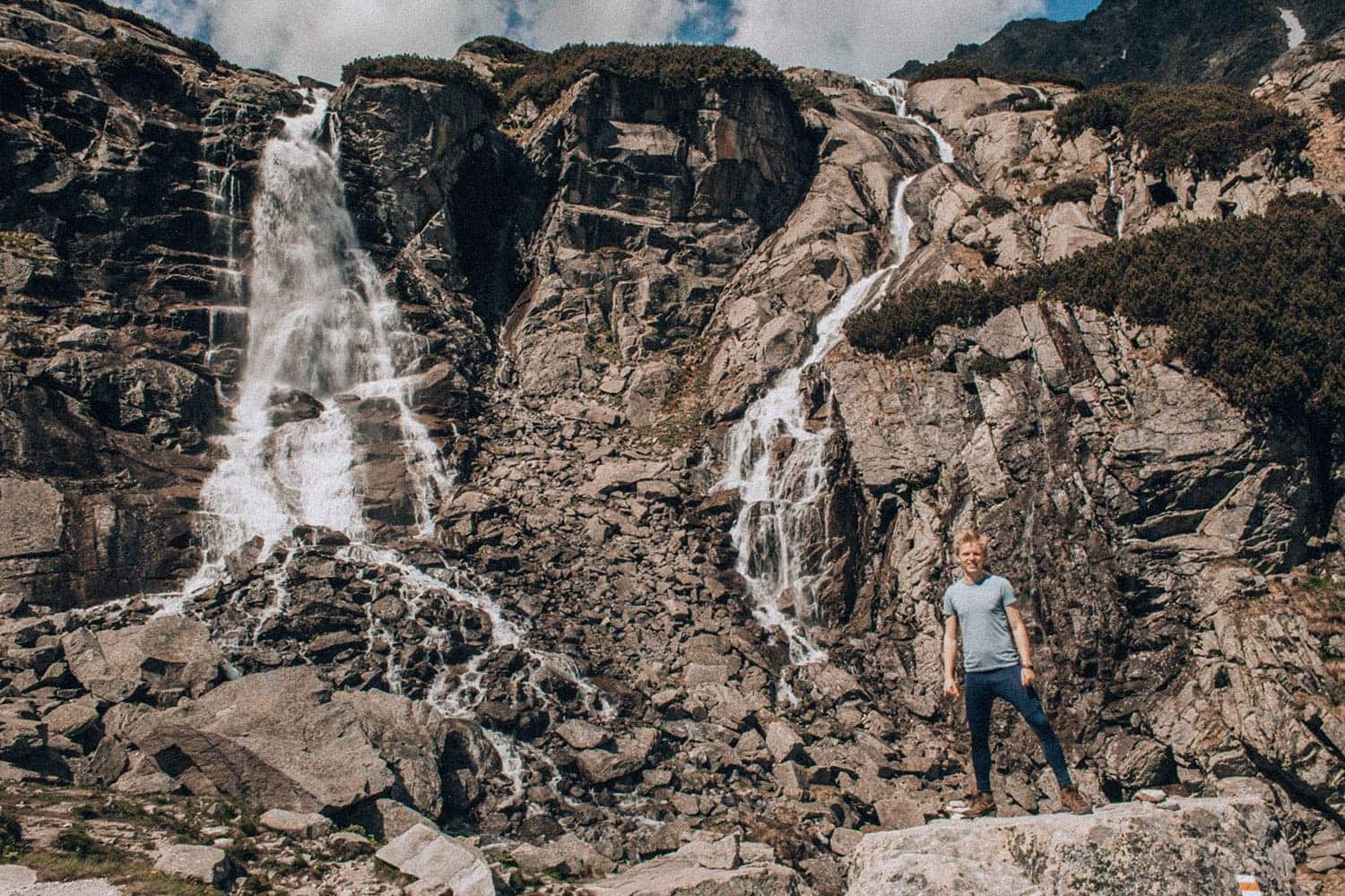 vodopád skok Slovensko Vysoké Tatry. Treky ve Vysokých Tatrách