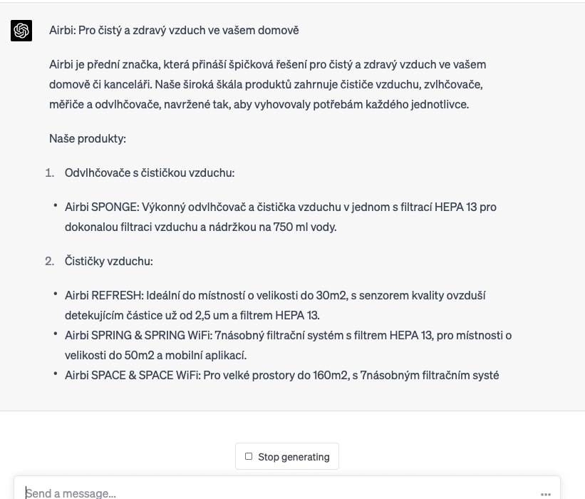 prace s tabulkami s chat gpt vysledek