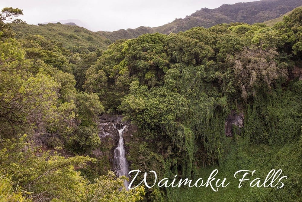 waimoku falls maui hawaii