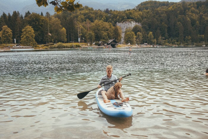 Paddleboarding in Bled und am Bohinj-See