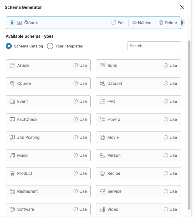 Rank Math Schema Generator