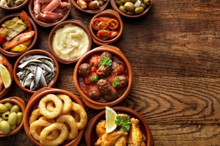 Tapas, piatto tipico e nazionale della cucina spagnola