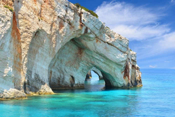 Was man auf Zakynthos sehen kann: Blaue Grotten – Blue Caves 