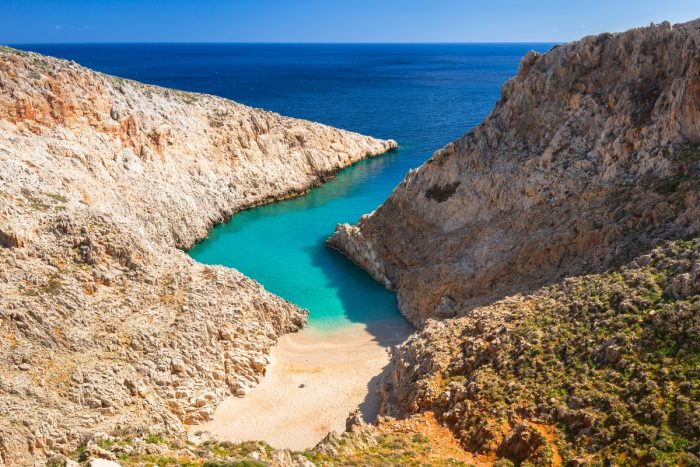 Le spiagge più belle di Creta: Seitan Limania