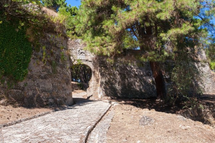 Weg zur Venezianischen Burg auf Zakynthos