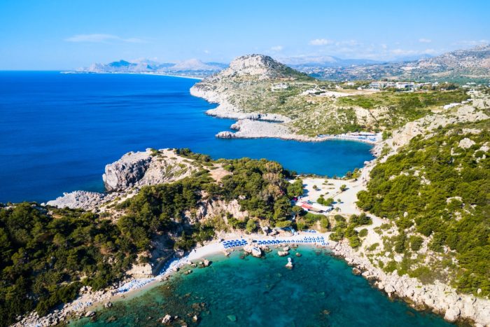 Baie d'Anthony Quinn à Rhodes