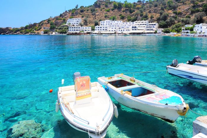 L'eau est cristalline en Crète