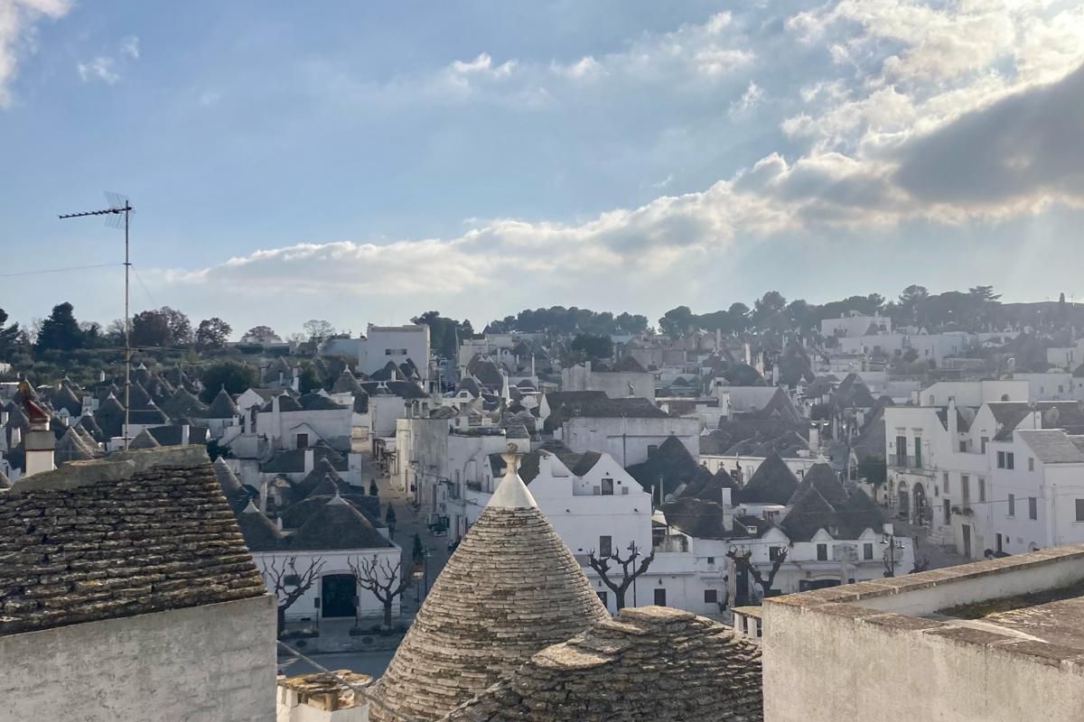 Co vidět v Allerobello: Výhled na Alberobello