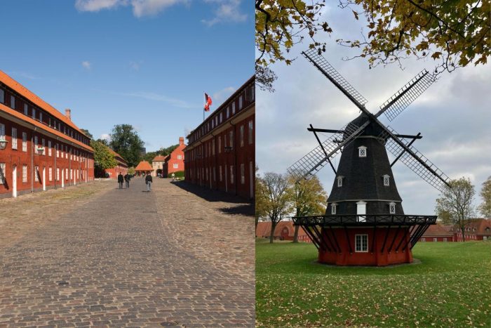 Pevnosť Kastellet a veterný mlyn