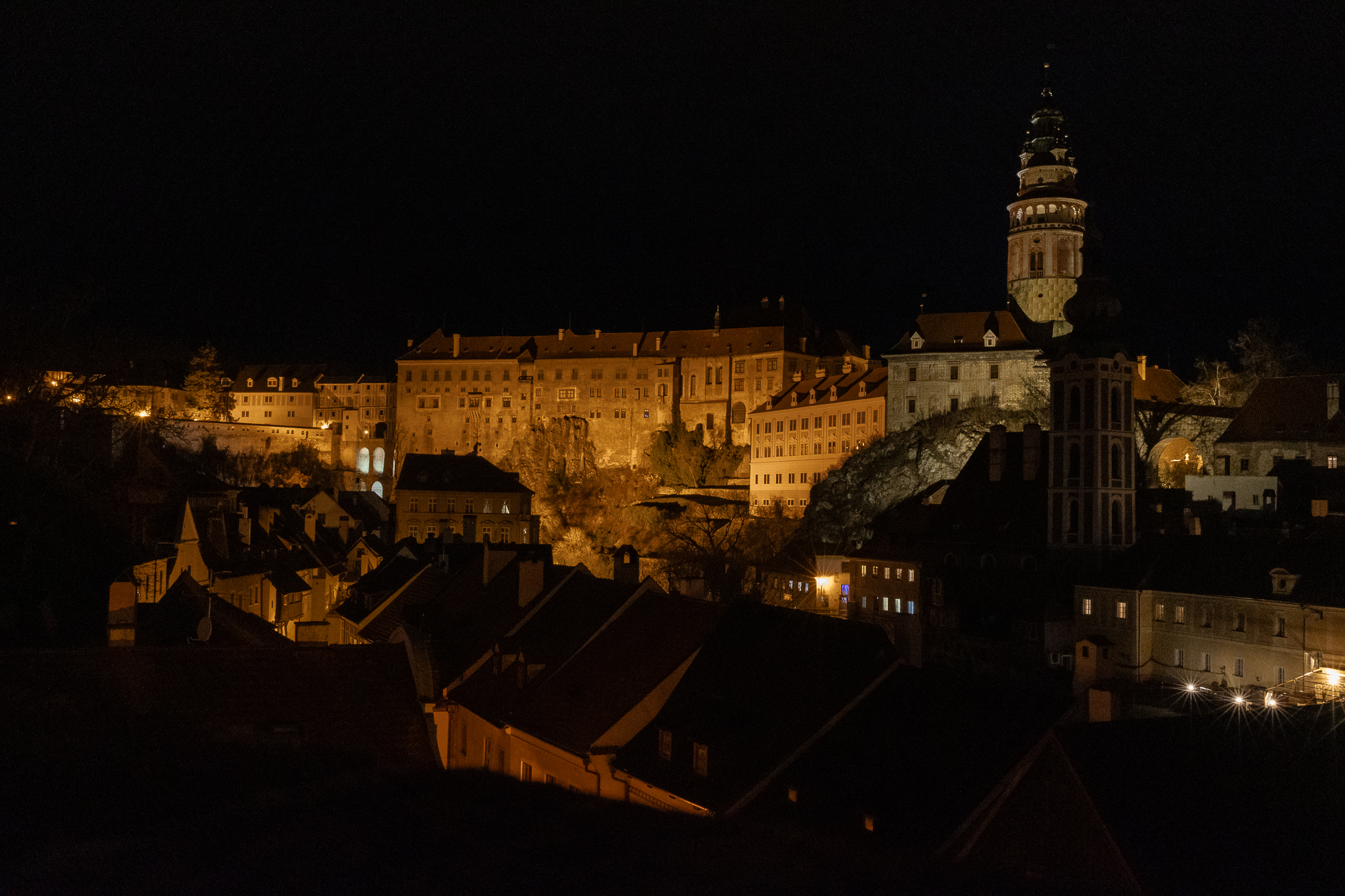 Seminary garden - a tip for a beautiful view in Český Krumlov