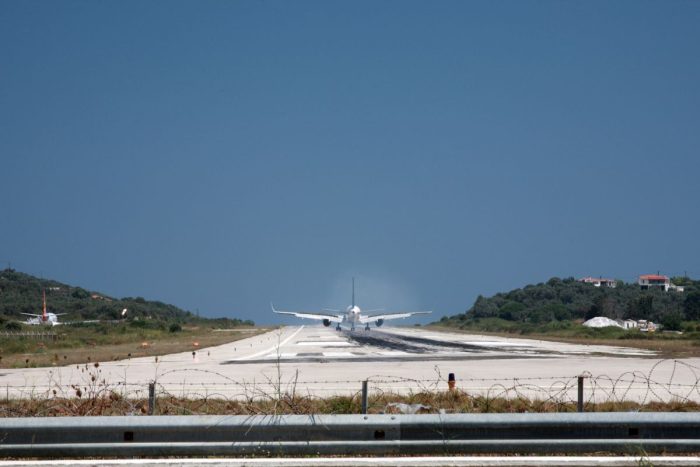 Spotting di aerei a Skiathos