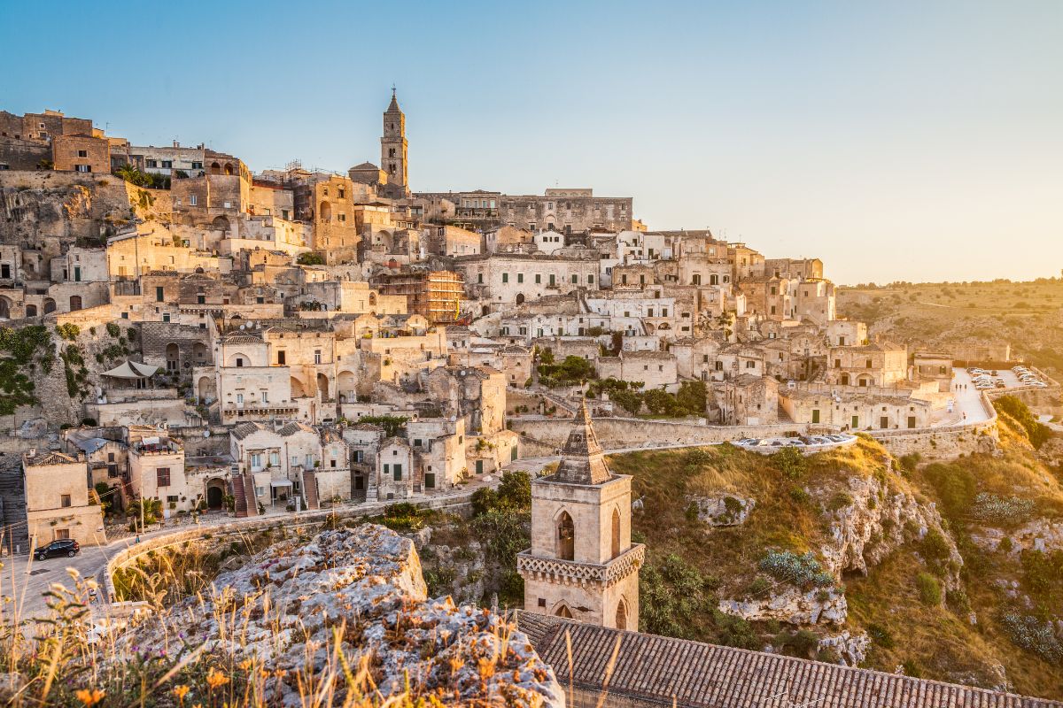 Małe miasto Matera