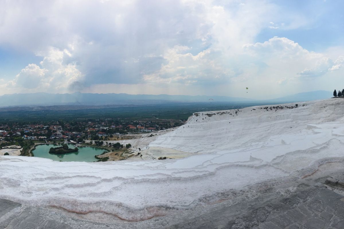 Atemberaubende Aussichten von Pamukkale
