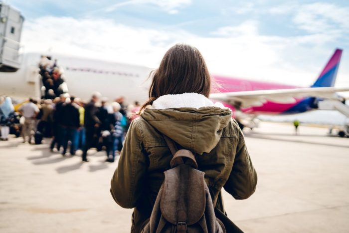 Rucksack als Handgepäck fürs Flugzeug