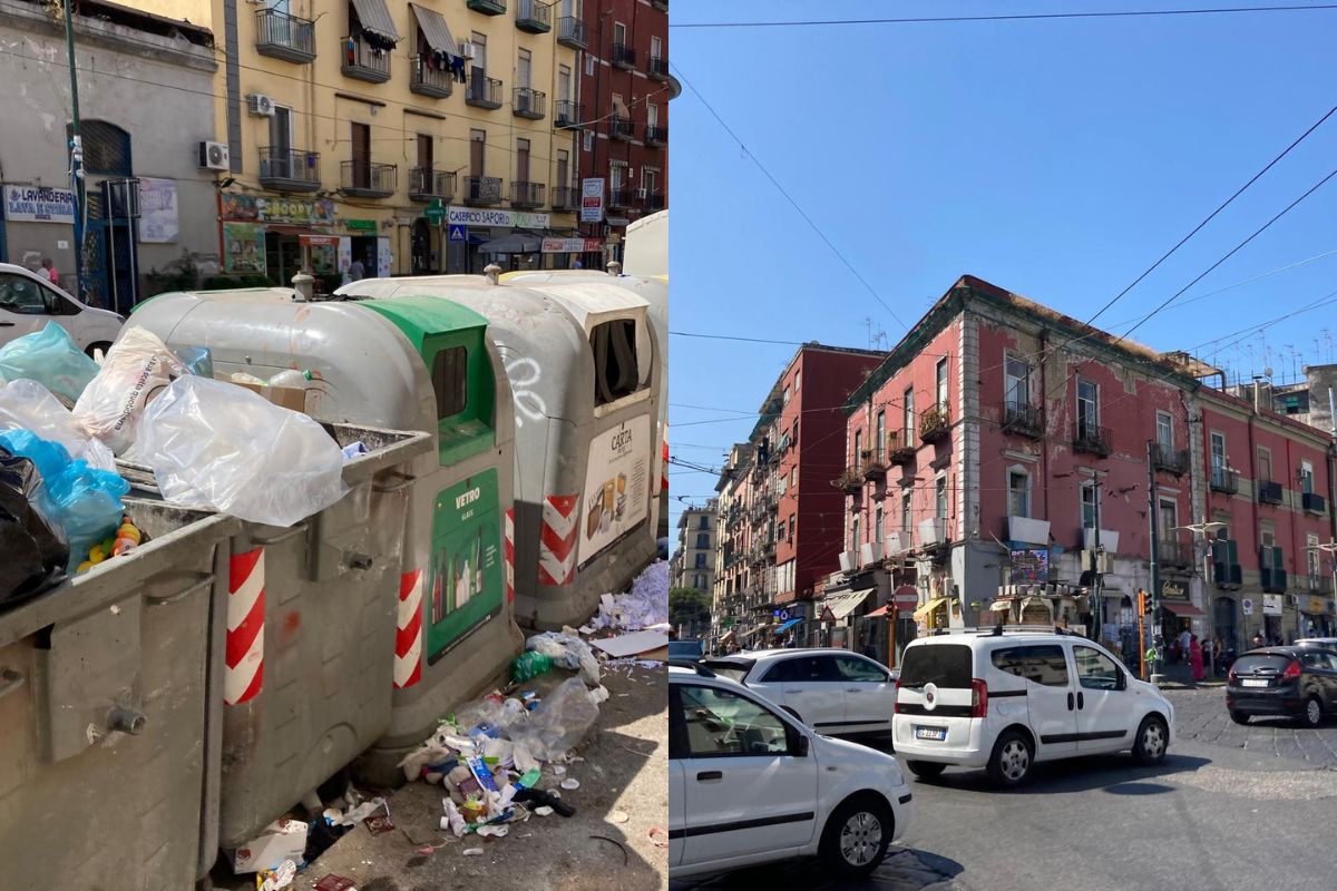 Części Neapolu są dość brudne.