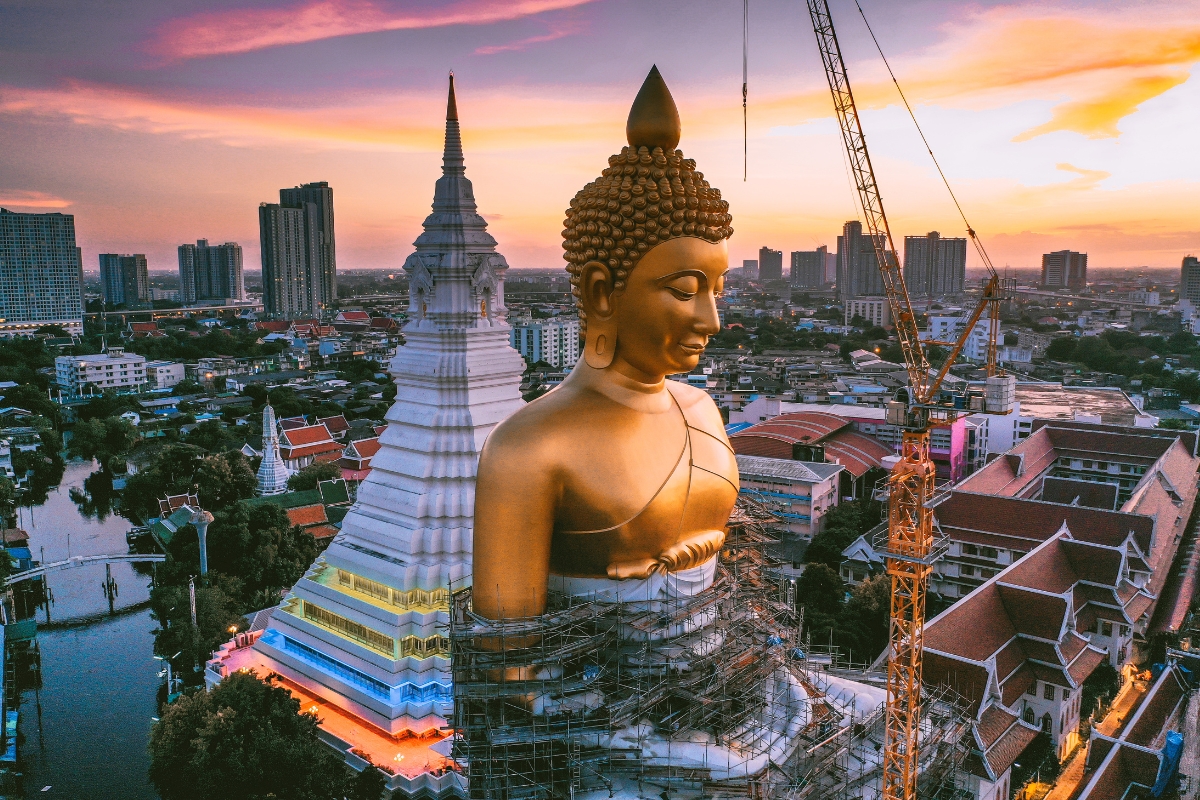 Wat Paknam in Bangkok