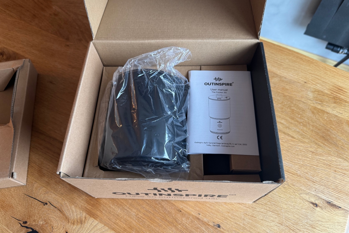 Il Cooker XA di Outinspire è arrivato perfettamente imballato