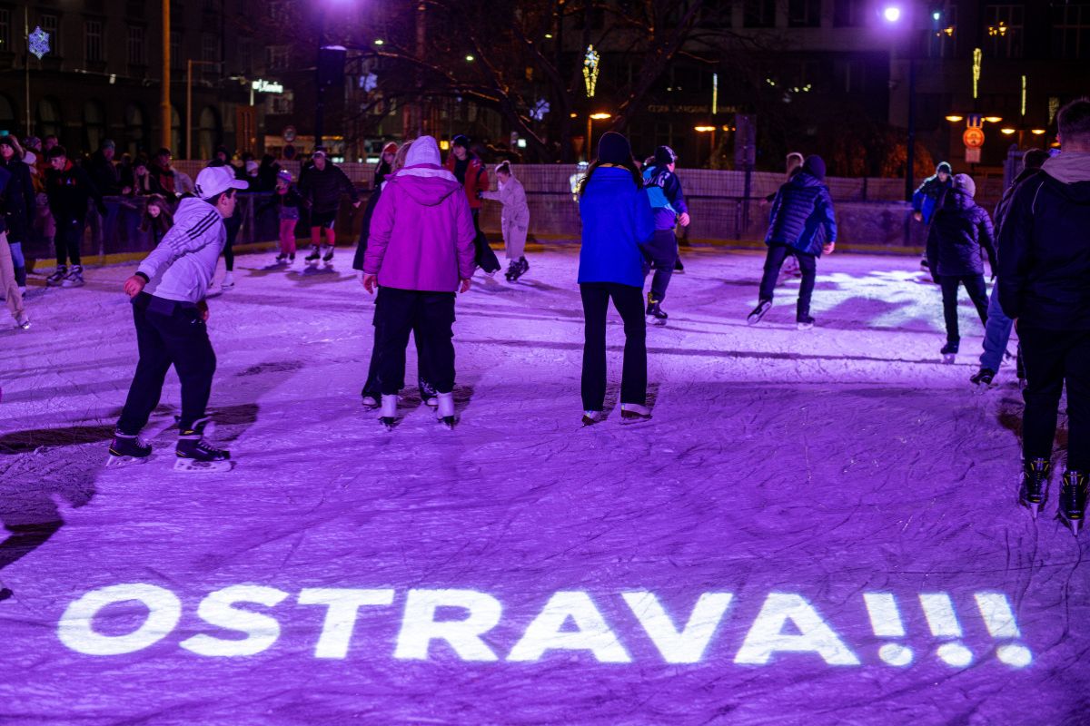 Ice rink in Ostrava