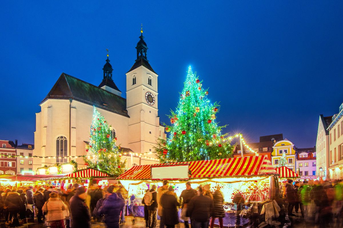 Christmas markets in Regensburg, Germany