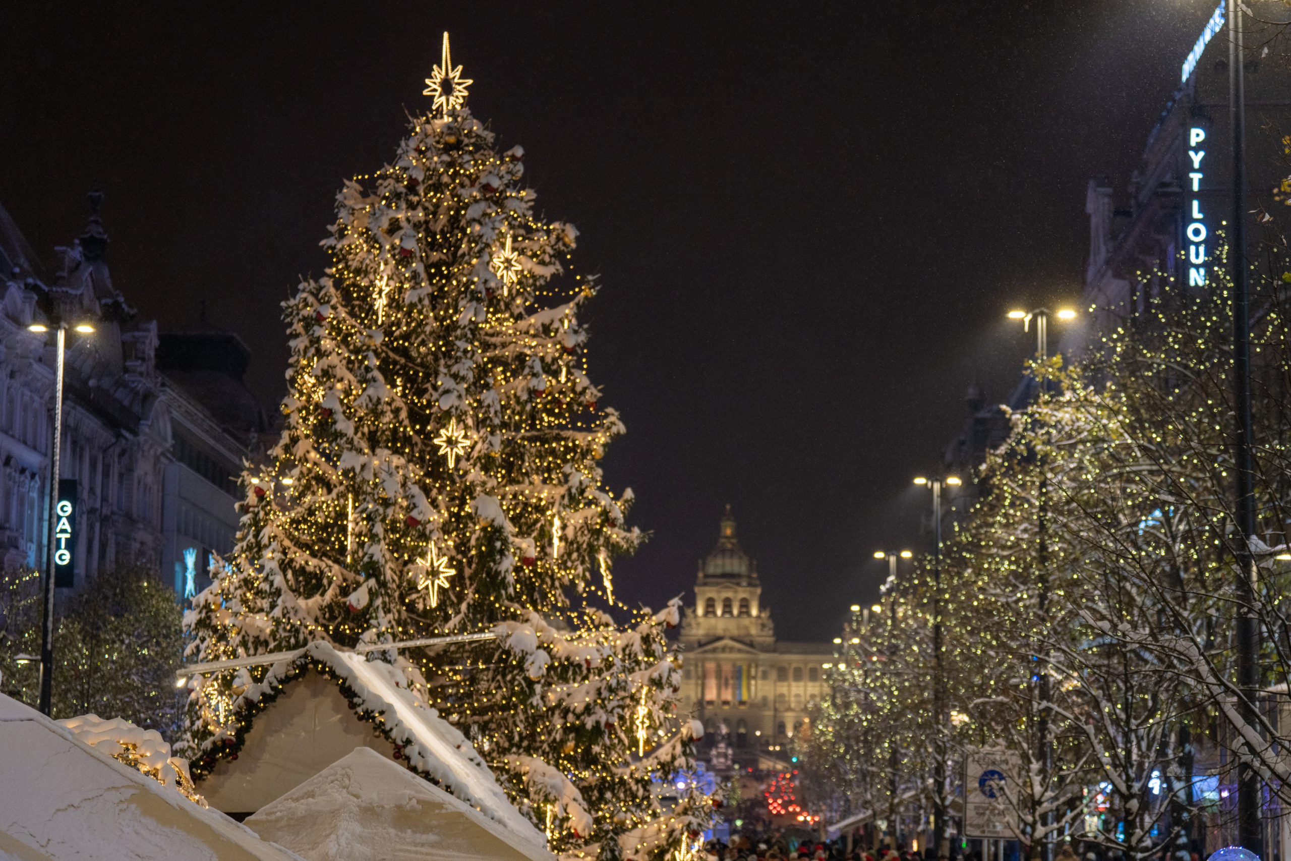 Wenceslas Square Christmas market