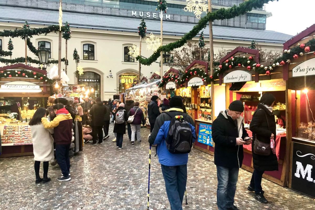 Christmas market at Republic Square