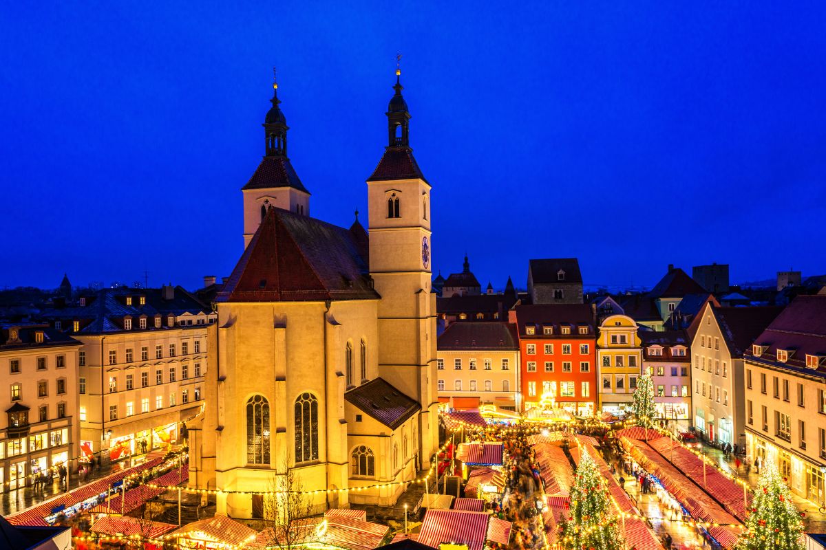 Christmas markets in Regensburg Germany