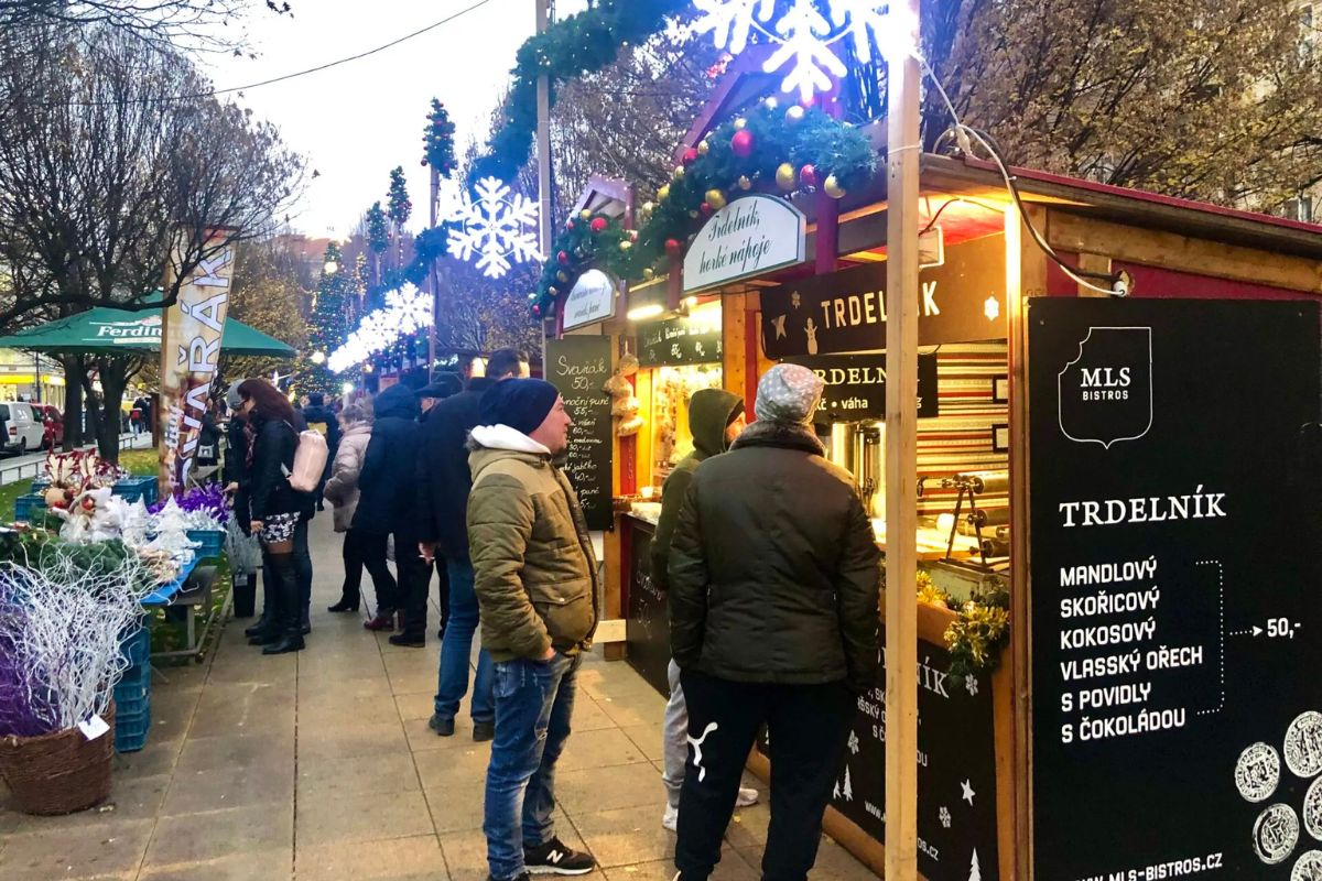 Christmas market at Tylovo Square