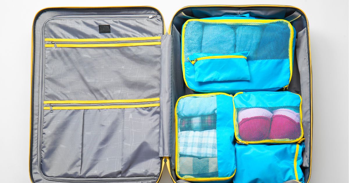 Packing cubes for carry-on luggage