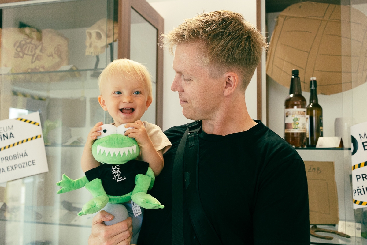 Rana dentata Bruntál