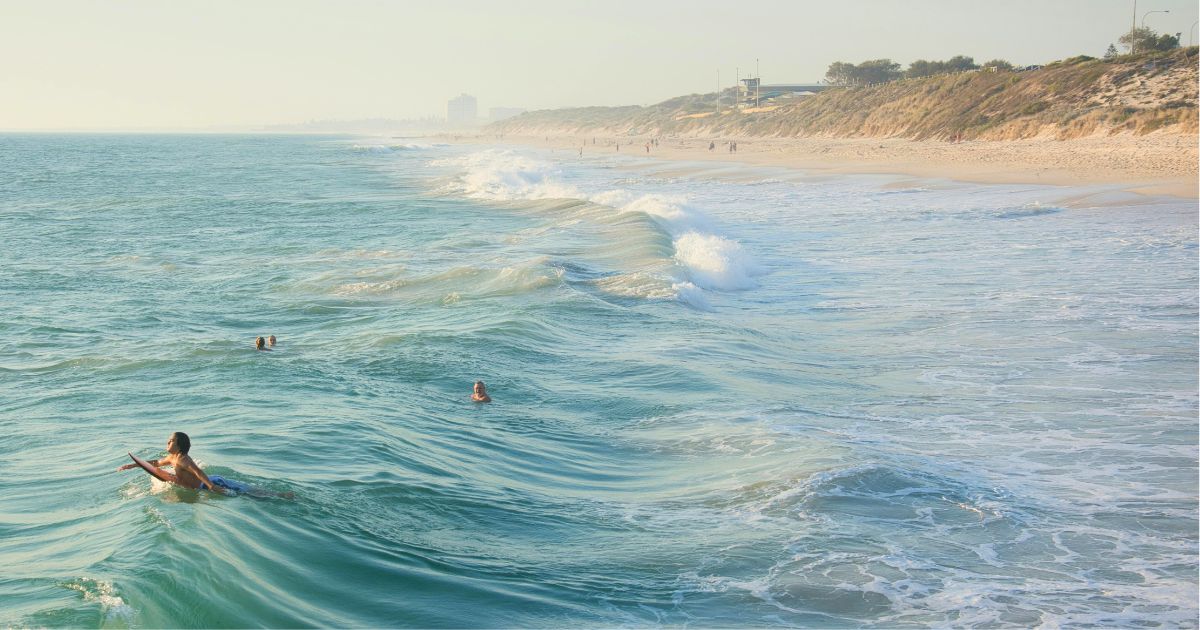La spiaggia di Perth