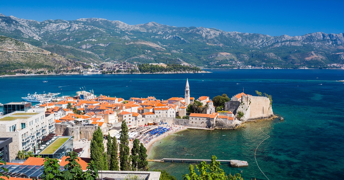 Budva kam na dovolenou k moři v Černé hoře