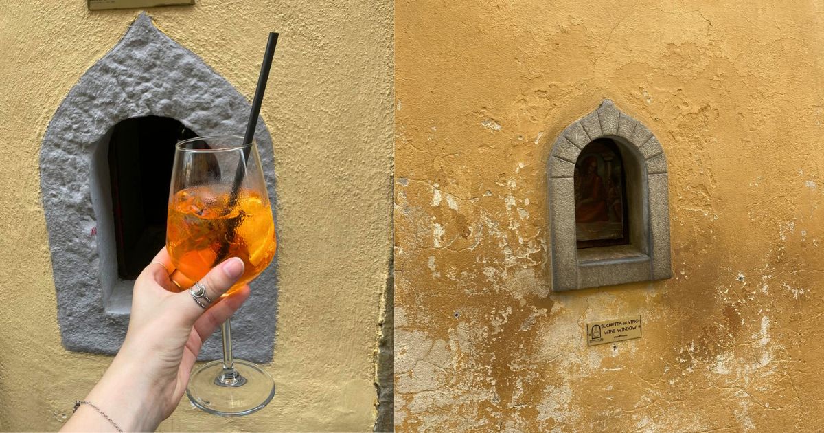 Okénka na víno ve Florencii