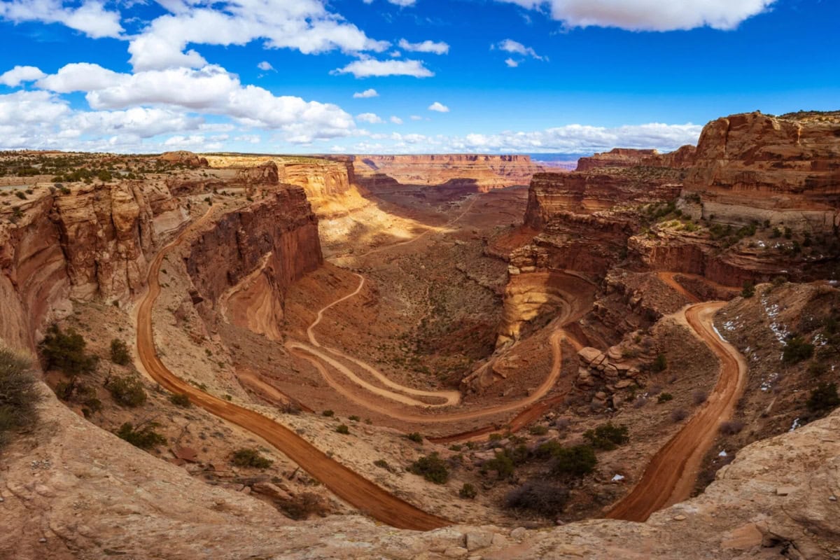 Shafer Canyon Overlook v Canyonlands v Utahu v USA